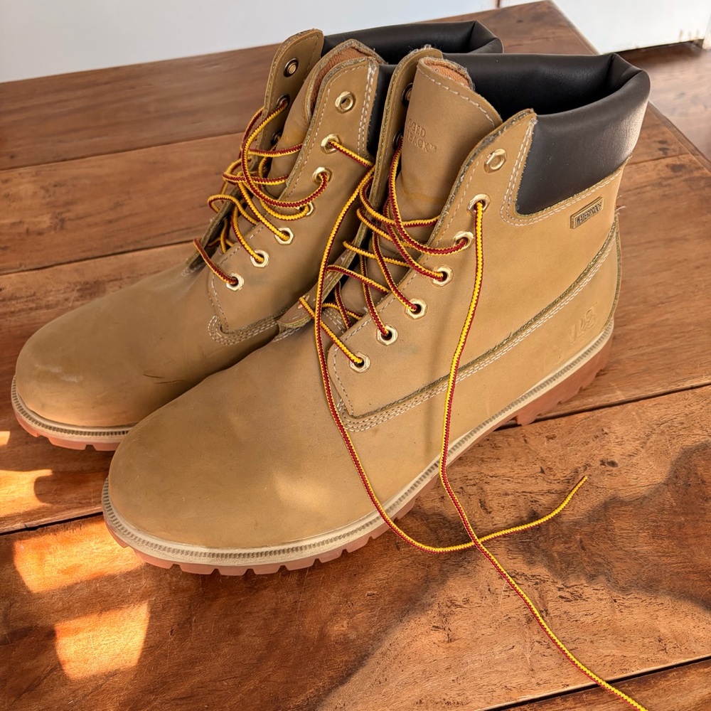 Rugged Outback Men’s Size 14 US Beige Work Boots - Picture 16 of 16